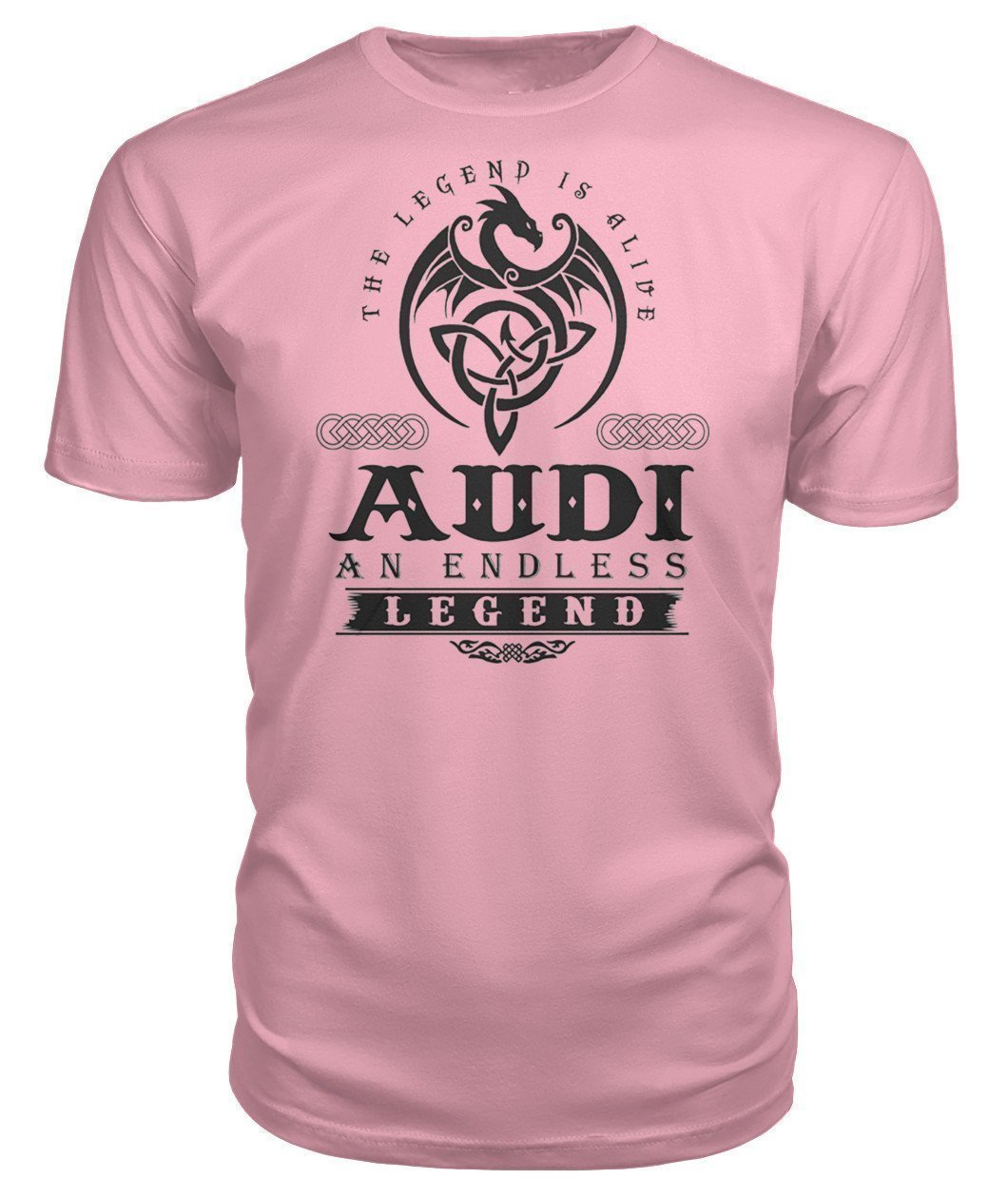AUDI AN ENDLESS LEGEND Premium Unisex T SHIRT-Short Sleeves-Elessi UK