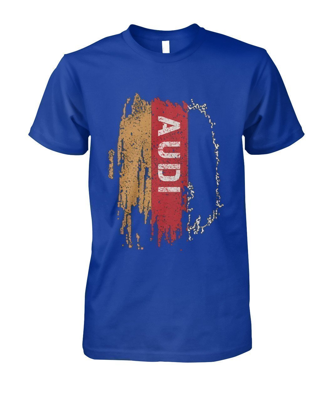 AUDI DEUTSCHLAND Unisex Cotton T SHIRT-Short Sleeves-Elessi UK