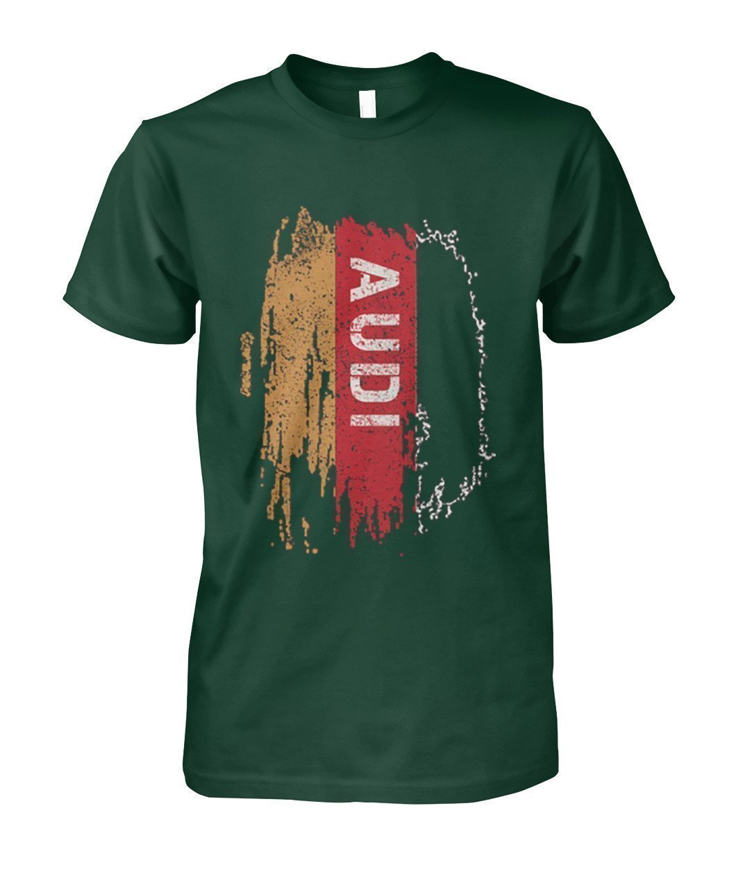 AUDI DEUTSCHLAND Unisex Cotton T SHIRT-Short Sleeves-Elessi UK