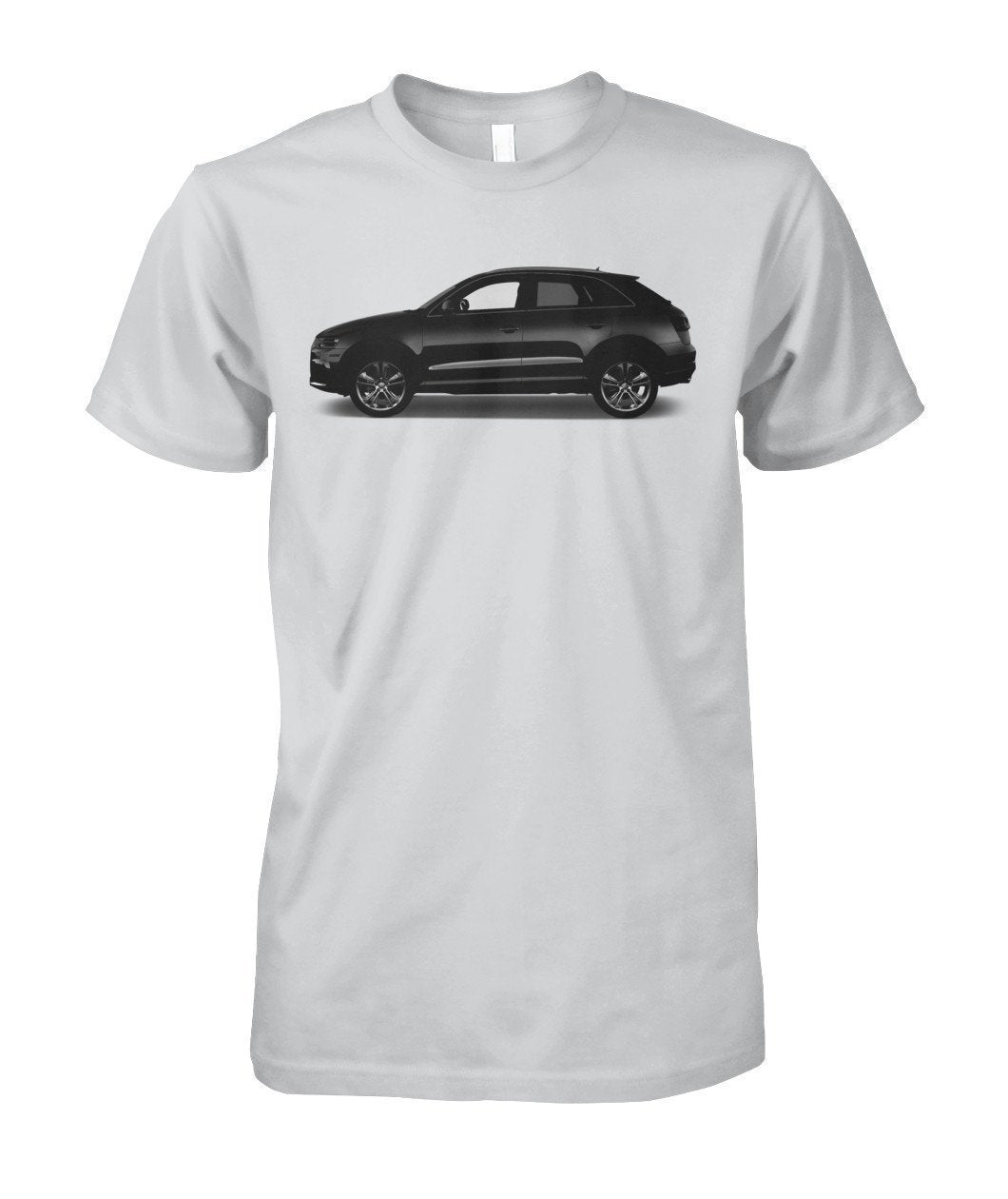Audi Q3 Unisex Cotton T Shirt-Short Sleeves-Elessi UK