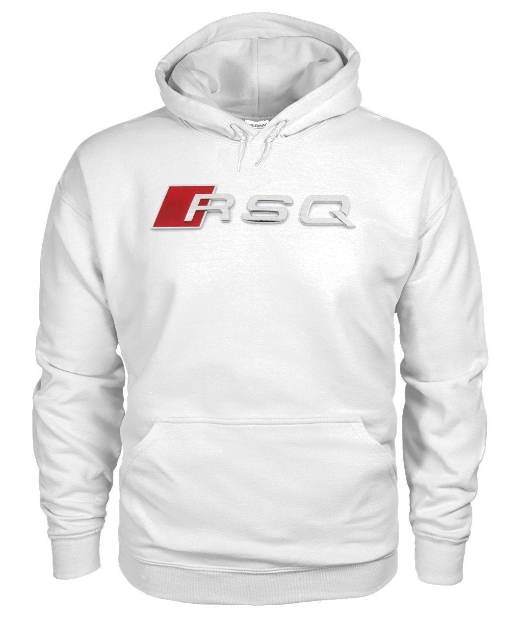 Audi RS SQ RSQ Pullover Hoodie Gildan Hoodie-Hoodies-Elessi UK