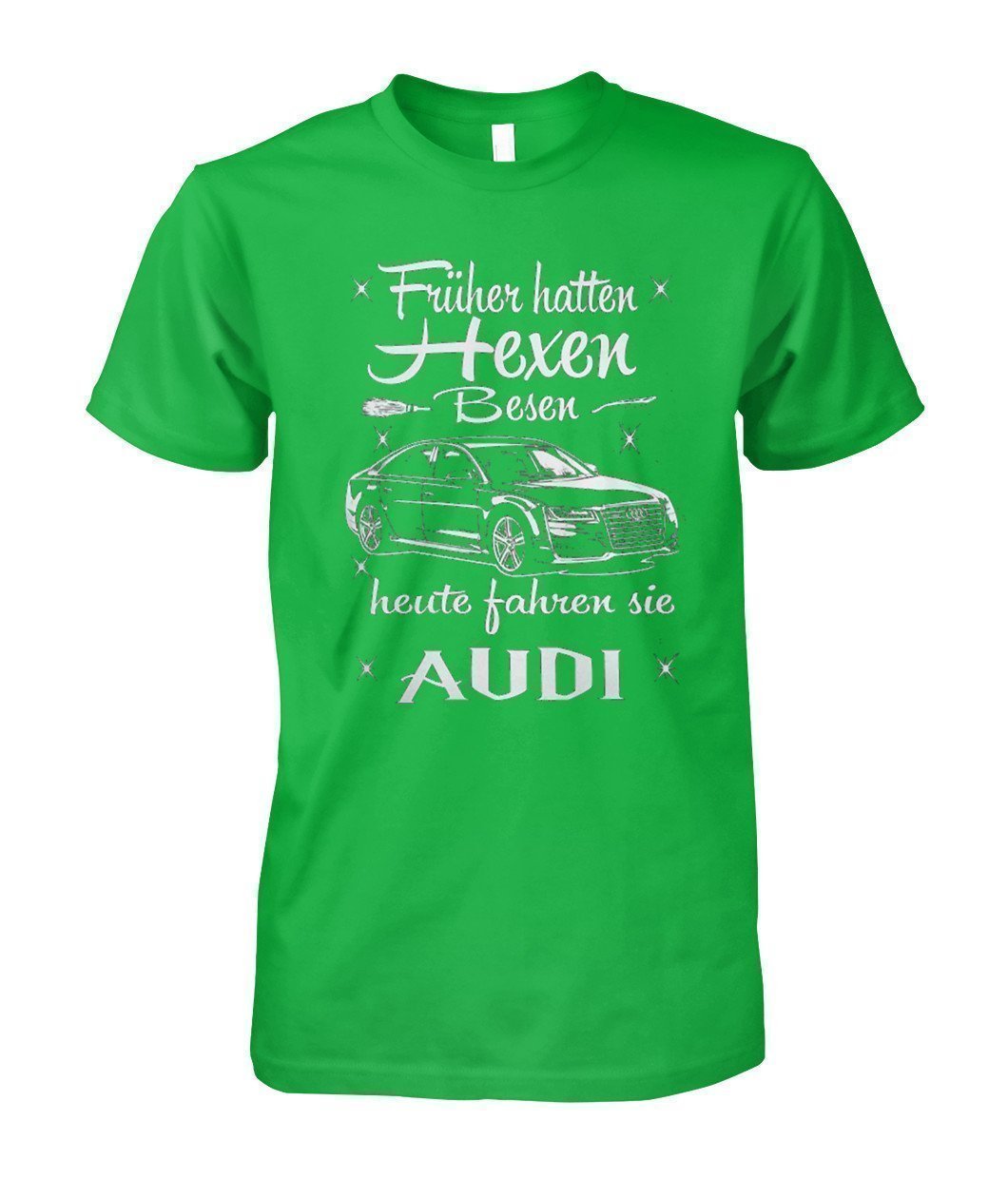 AUDI Unisex Cotton T SHIRT-Short Sleeves-Elessi UK