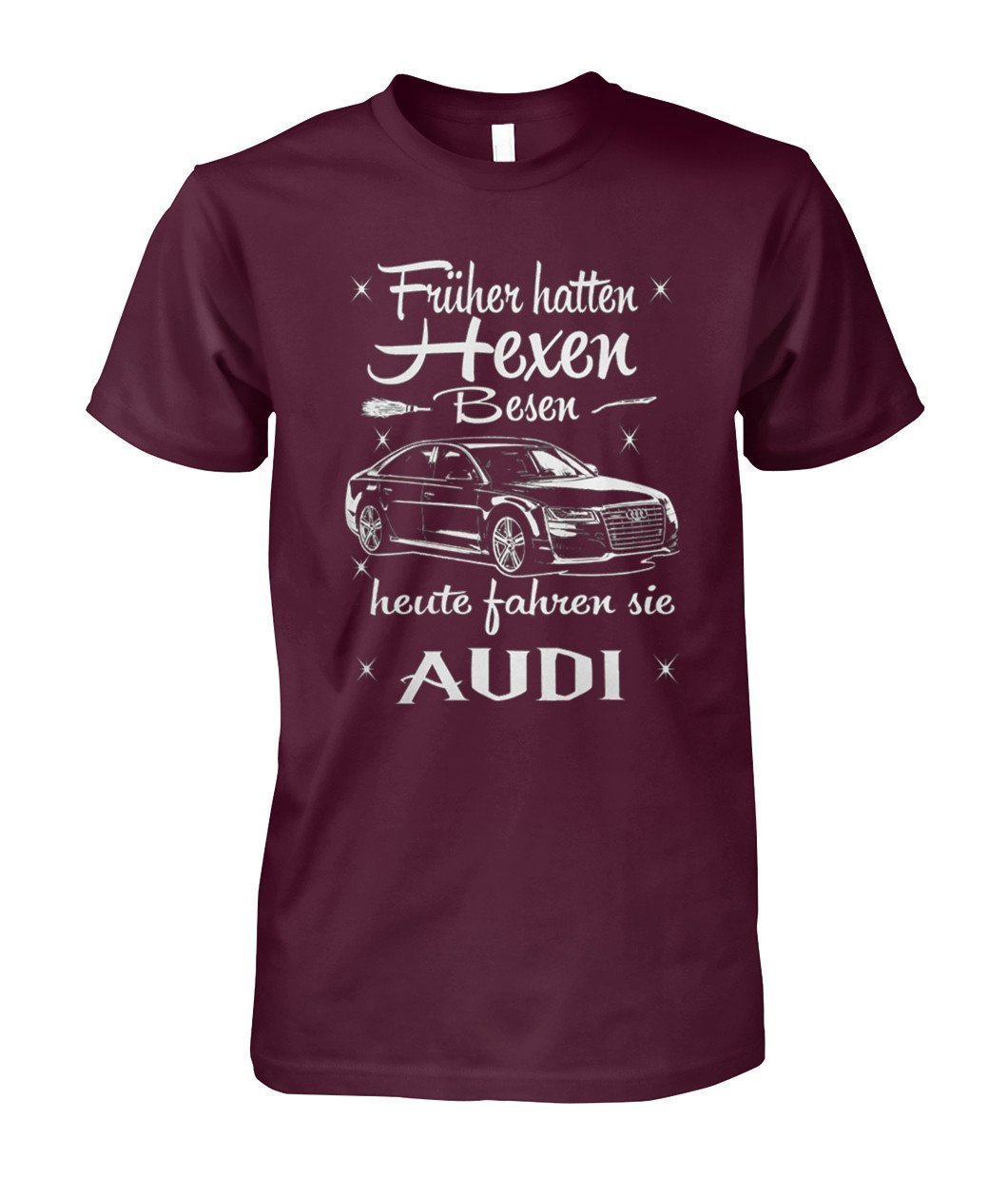 AUDI Unisex Cotton T SHIRT-Short Sleeves-Elessi UK