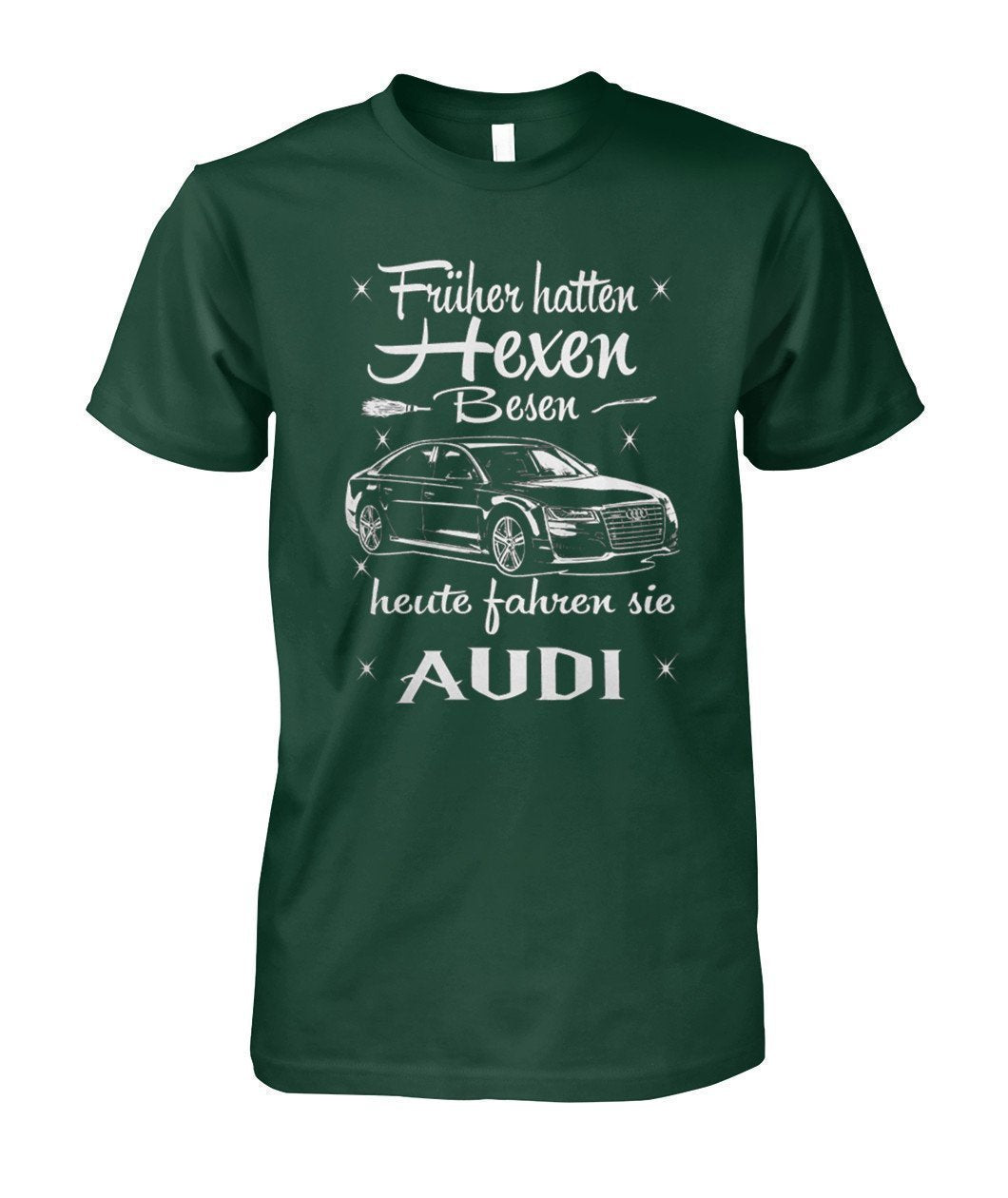 AUDI Unisex Cotton T SHIRT-Short Sleeves-Elessi UK