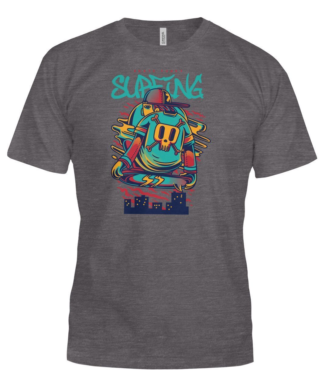 Surfing Bella Canvas Tee