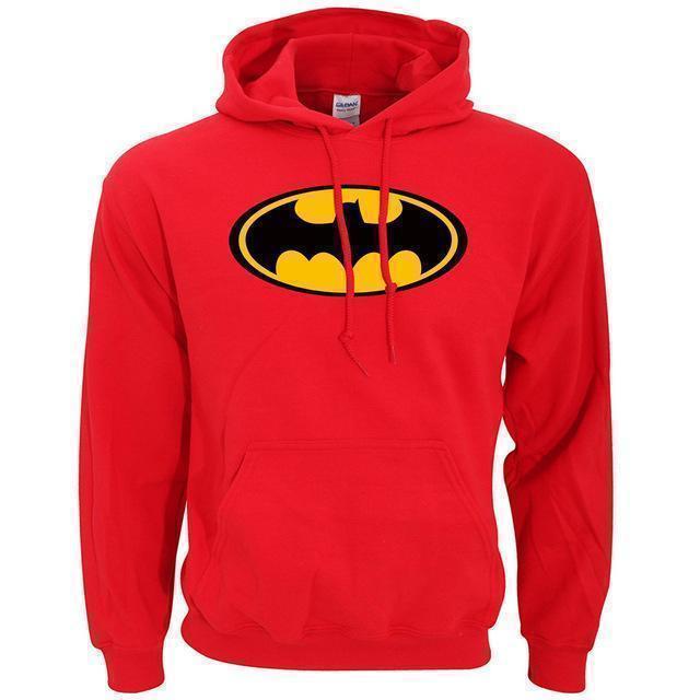 Batman bat logo hoodie-pullover-Elessi UK