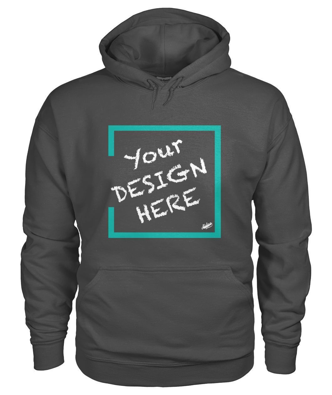 Aidoo Unisex Hoodie-Hoodies-Nike-Adidas-Supreme-Champion-Jordan-Louis Vuitton-shirt personalised-custom hoodie-personalised hoodie-Aidoo-Charcoal-S-Aidoo : On-Demand Print