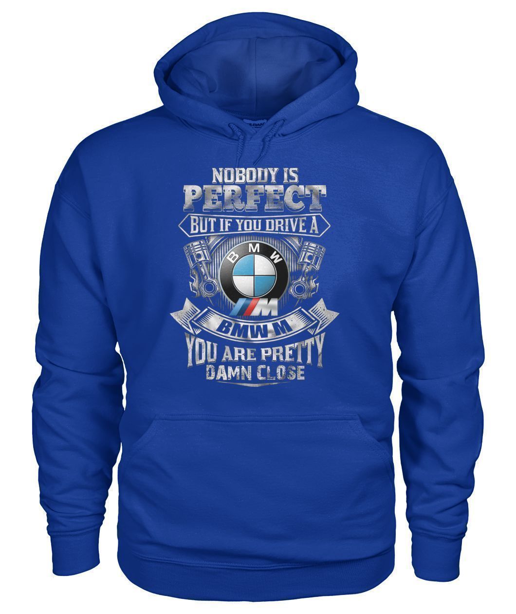 BMW M Gildan Hoodie Sweatshirt-Sweatshirts-Elessi UK