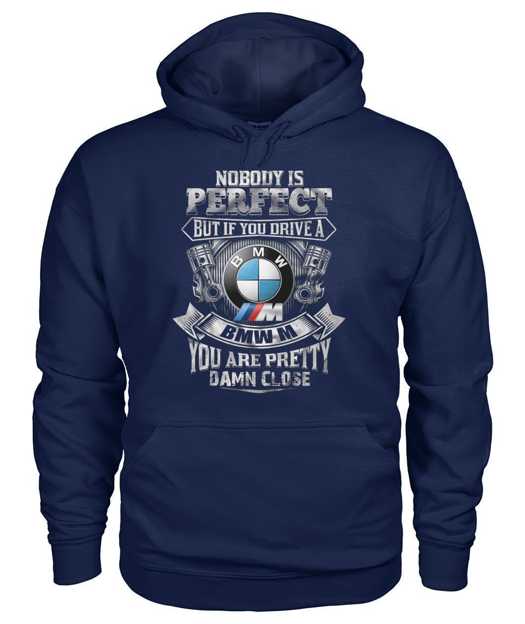 BMW M Gildan Hoodie Sweatshirt-Sweatshirts-Elessi UK
