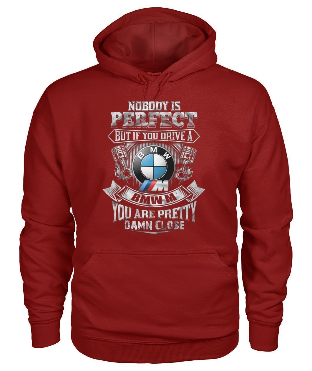 BMW M Gildan Hoodie Sweatshirt-Sweatshirts-Elessi UK