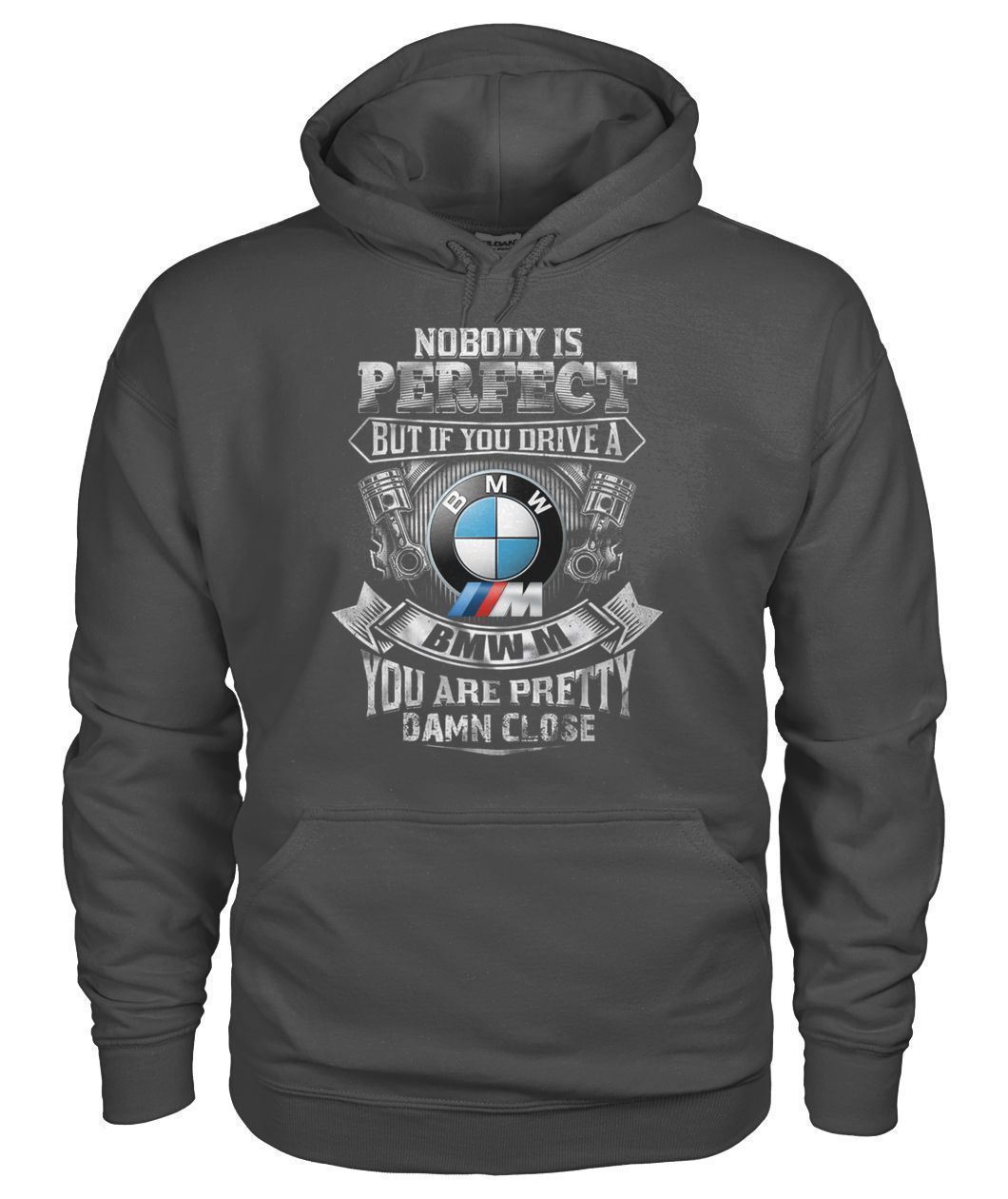 BMW M Gildan Hoodie Sweatshirt-Sweatshirts-Elessi UK