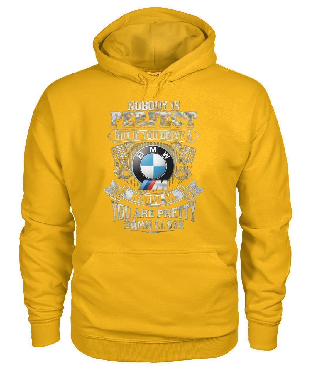 BMW M Gildan Hoodie Sweatshirt-Sweatshirts-Elessi UK