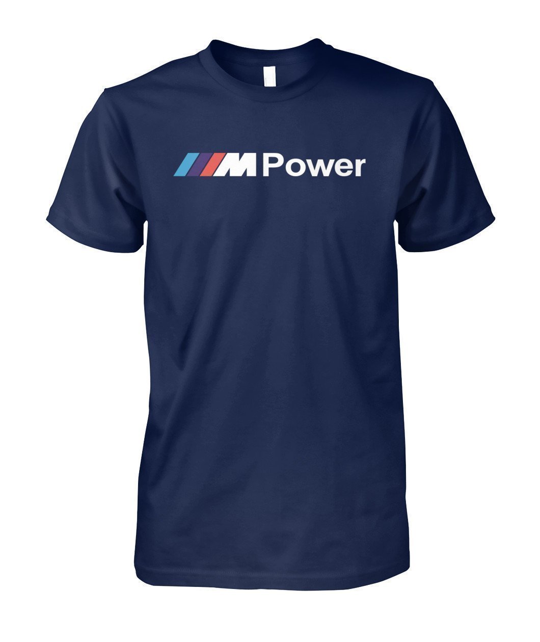 BMW POWER Unisex Cotton Tee-Short Sleeves-Elessi UK