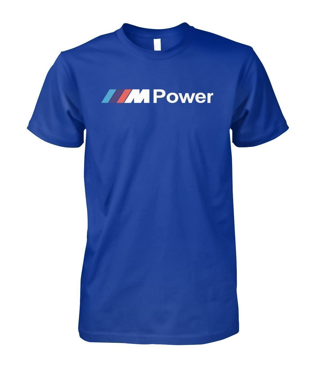 BMW POWER Unisex Cotton Tee-Short Sleeves-Elessi UK