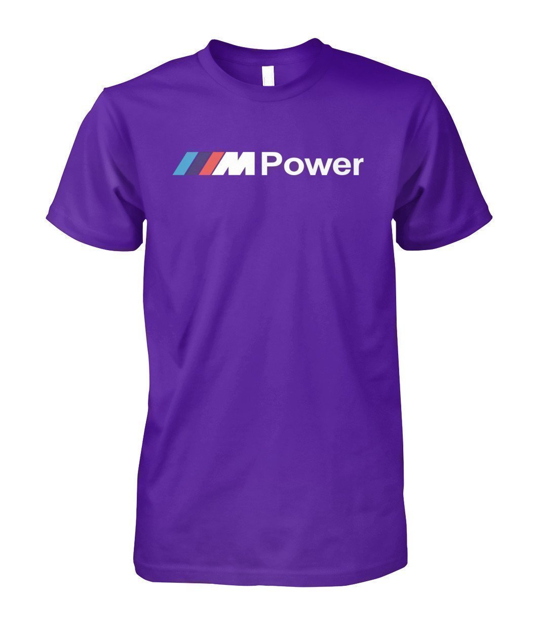 BMW POWER Unisex Cotton Tee-Short Sleeves-Elessi UK