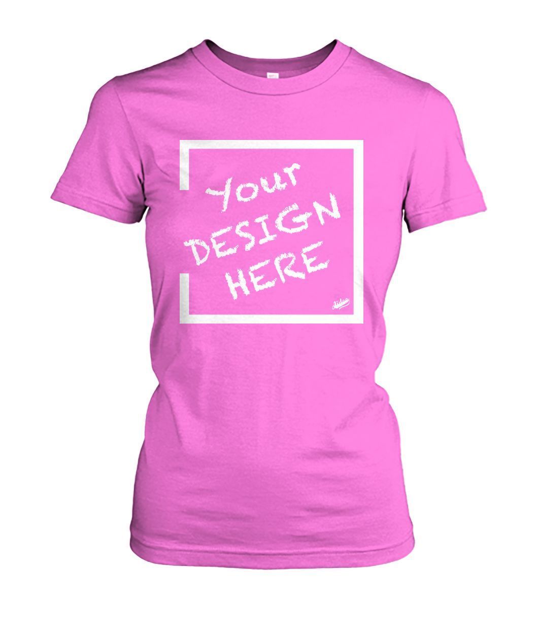 Aidoo Women's Crew Tee-Ladies Tees-Nike-Adidas-Supreme-Champion-Jordan-Louis Vuitton-shirt personalised-custom hoodie-personalised hoodie-Aidoo-Azalea-S-Aidoo : On-Demand Print