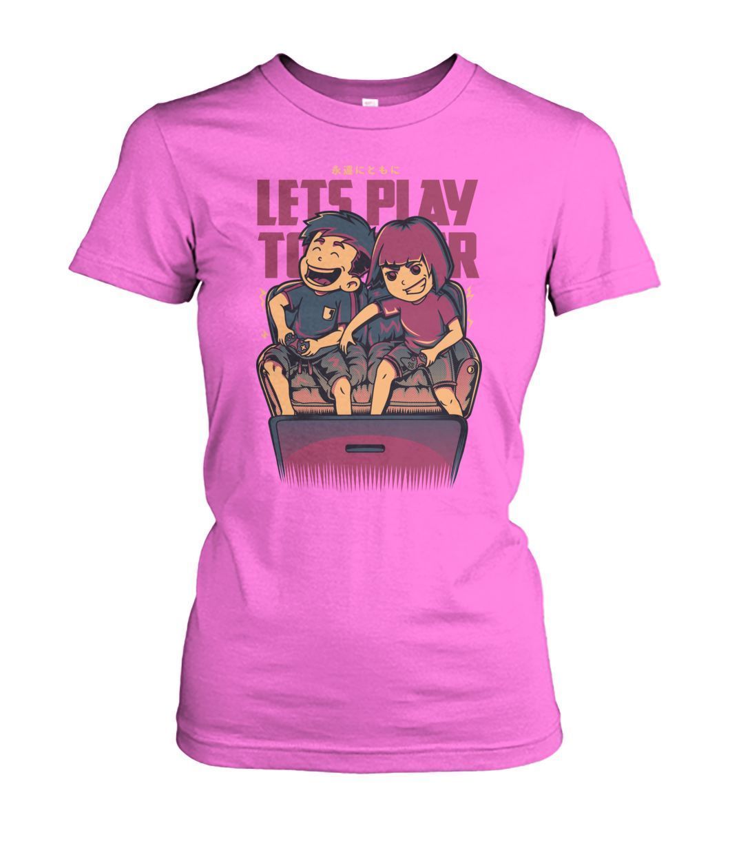 Lets Play Together Women's Crew Tee