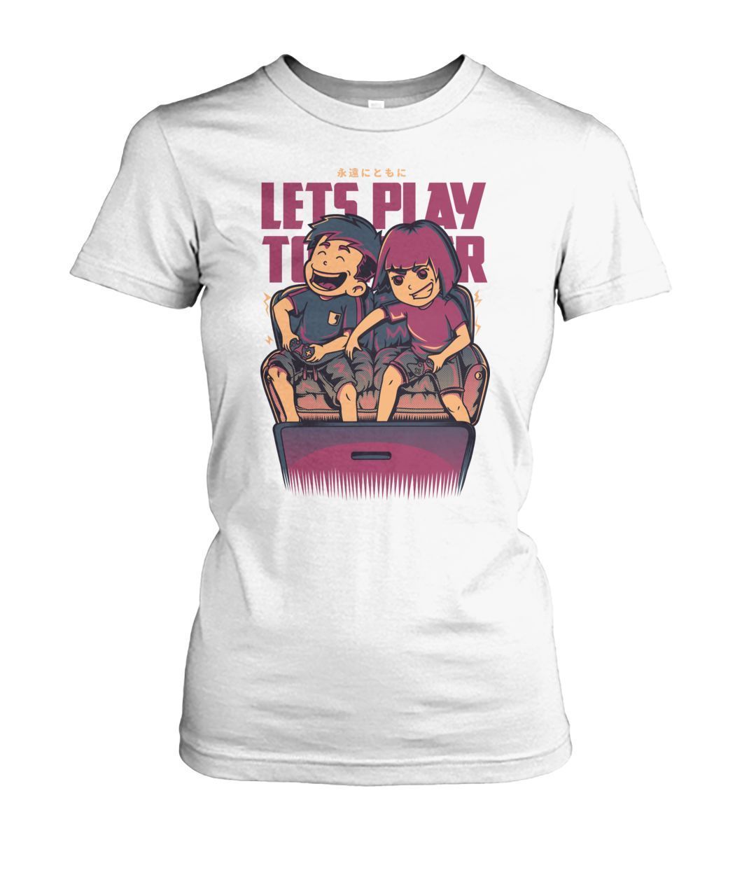 Lets Play Together Women's Crew Tee