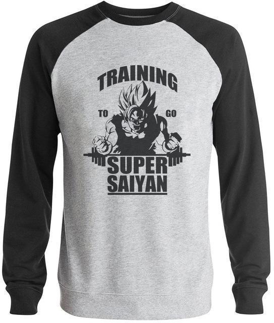 Dragon Ball Super Raglan saiyan Hoodie-pullover-Elessi UK