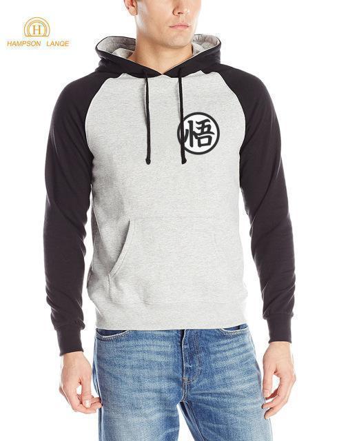 Dragon Ball Z Goku Raglan Logo Hoodie-pullover-Elessi UK