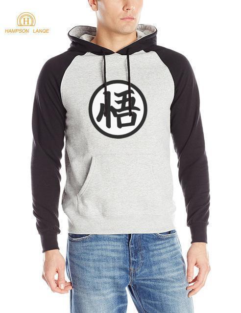 Dragon Ball Z Goku Raglan Logo Hoodie-pullover-Elessi UK