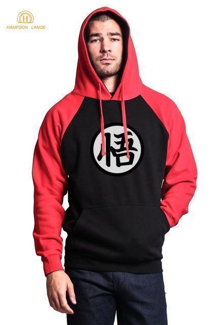 Dragon Ball Z Goku Raglan Logo Hoodie-pullover-Elessi UK