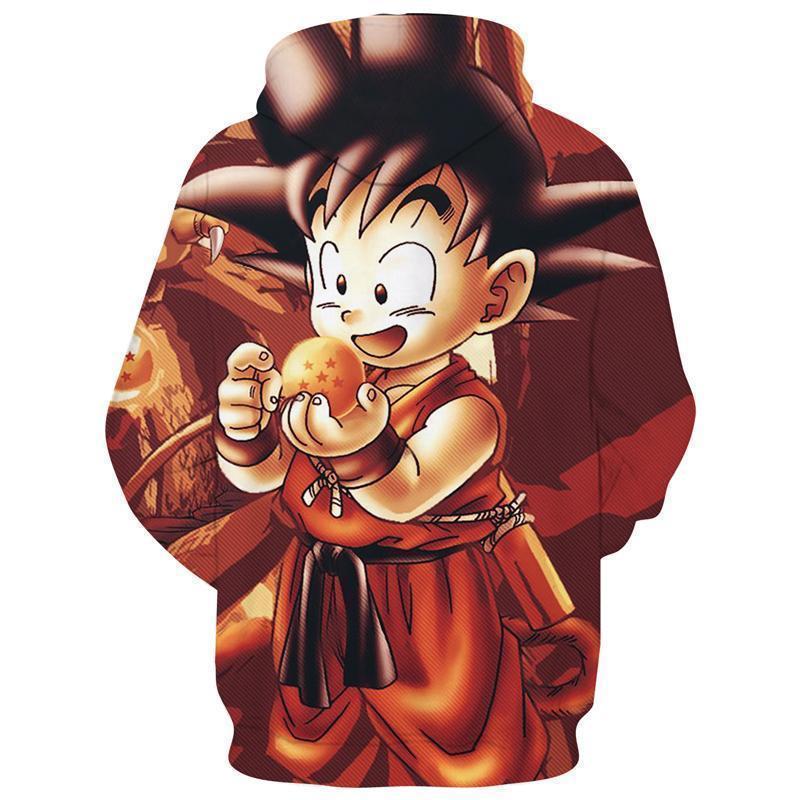 Dragon Ball Z Son Goku kid Hoodie-pullover-Elessi UK