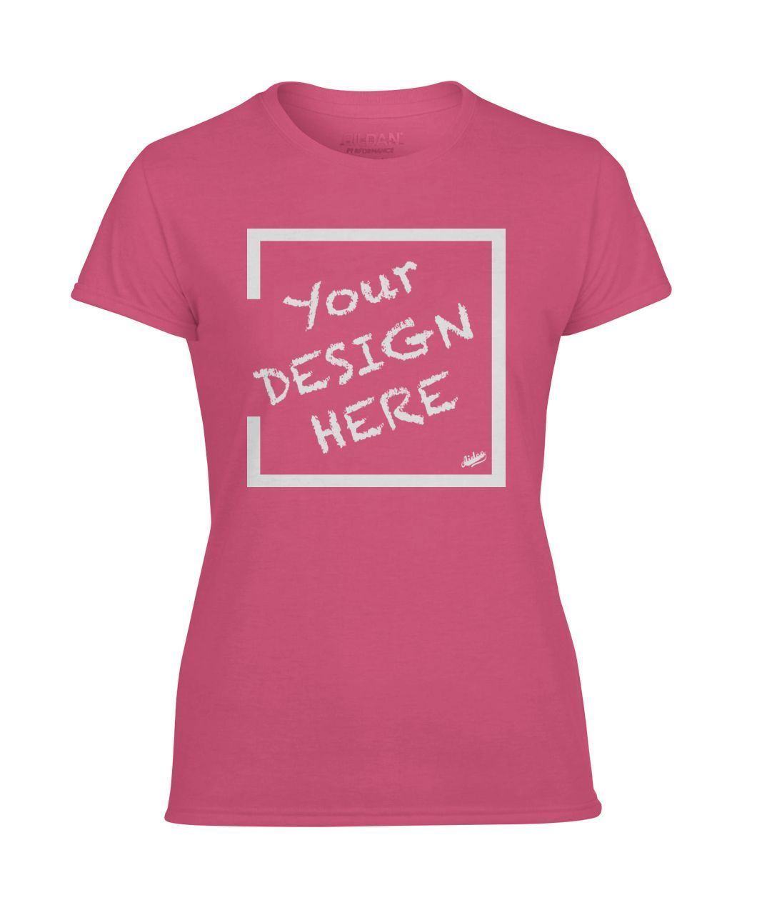 Aidoo Women's Performance Tee-Ladies Tees-Nike-Adidas-Supreme-Champion-Jordan-Louis Vuitton-shirt personalised-custom hoodie-personalised hoodie-Aidoo-Pink-S-Aidoo : On-Demand Print