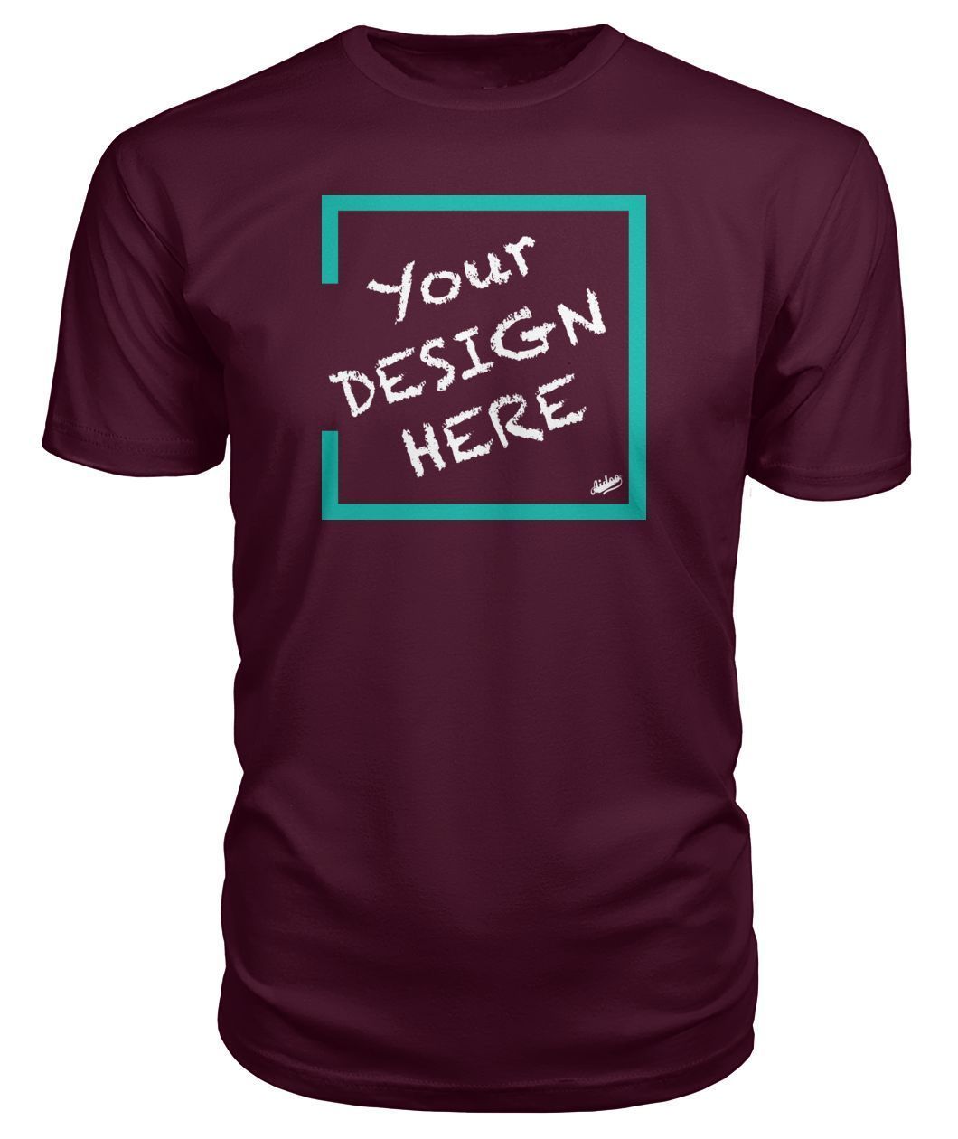 Aidoo Premium Unisex Tee-Short Sleeves-Nike-Adidas-Supreme-Champion-Jordan-Louis Vuitton-shirt personalised-custom hoodie-personalised hoodie-Aidoo-Maroon-S-Aidoo : On-Demand Print