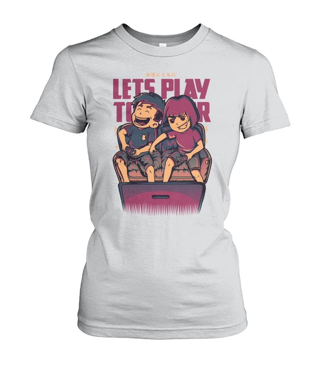 Lets Play Together Women's Crew Tee