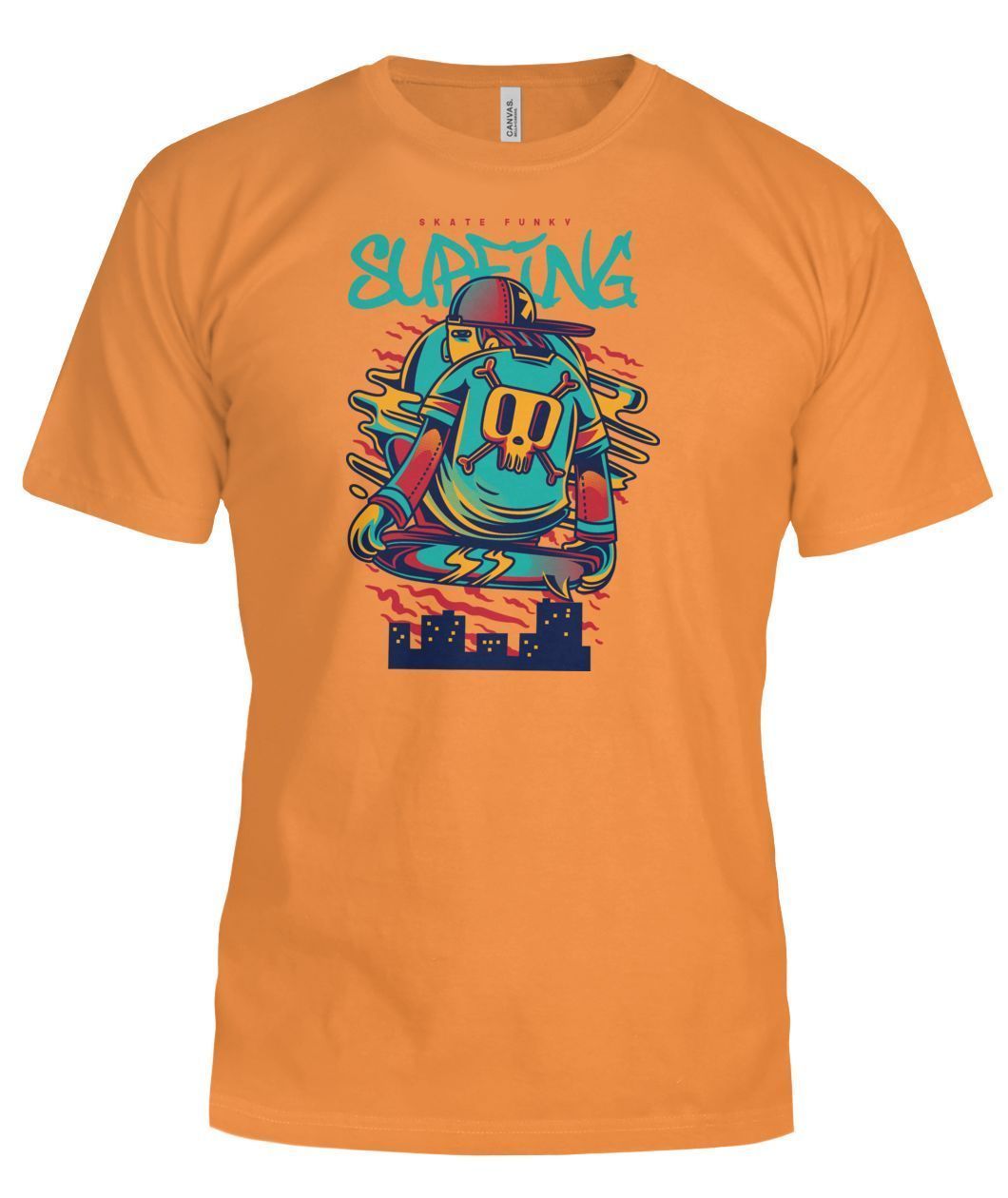 Surfing Bella Canvas Tee