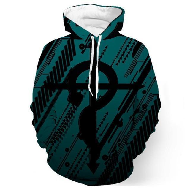 Fullmetal Alchemist Logo Hoodie-pullover-Elessi UK