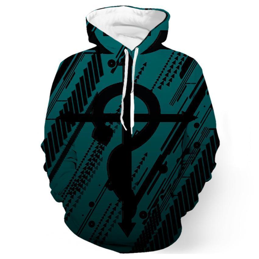 Fullmetal Alchemist Logo Hoodie-pullover-Elessi UK