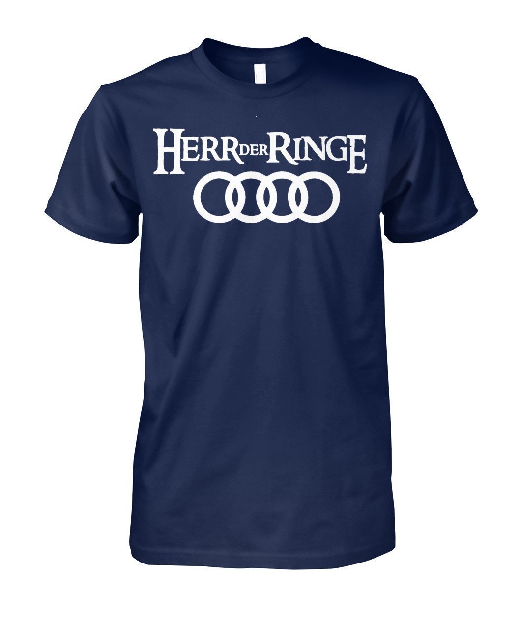 Herr Der Ringe Audi Unisex Cotton Tee-Short Sleeves-Elessi UK