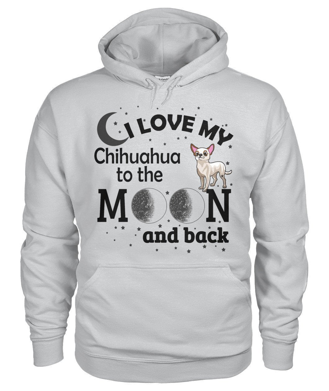 I Love My Chihuahua Gildan Hoodie-Hoodies-Elessi UK