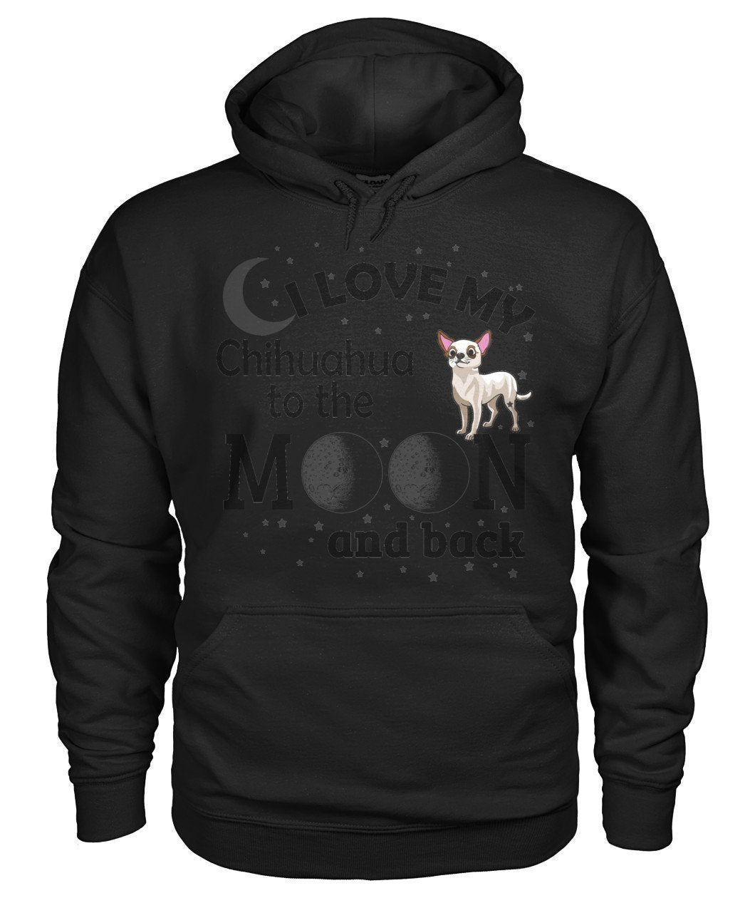 I Love My Chihuahua Gildan Hoodie-Hoodies-Elessi UK