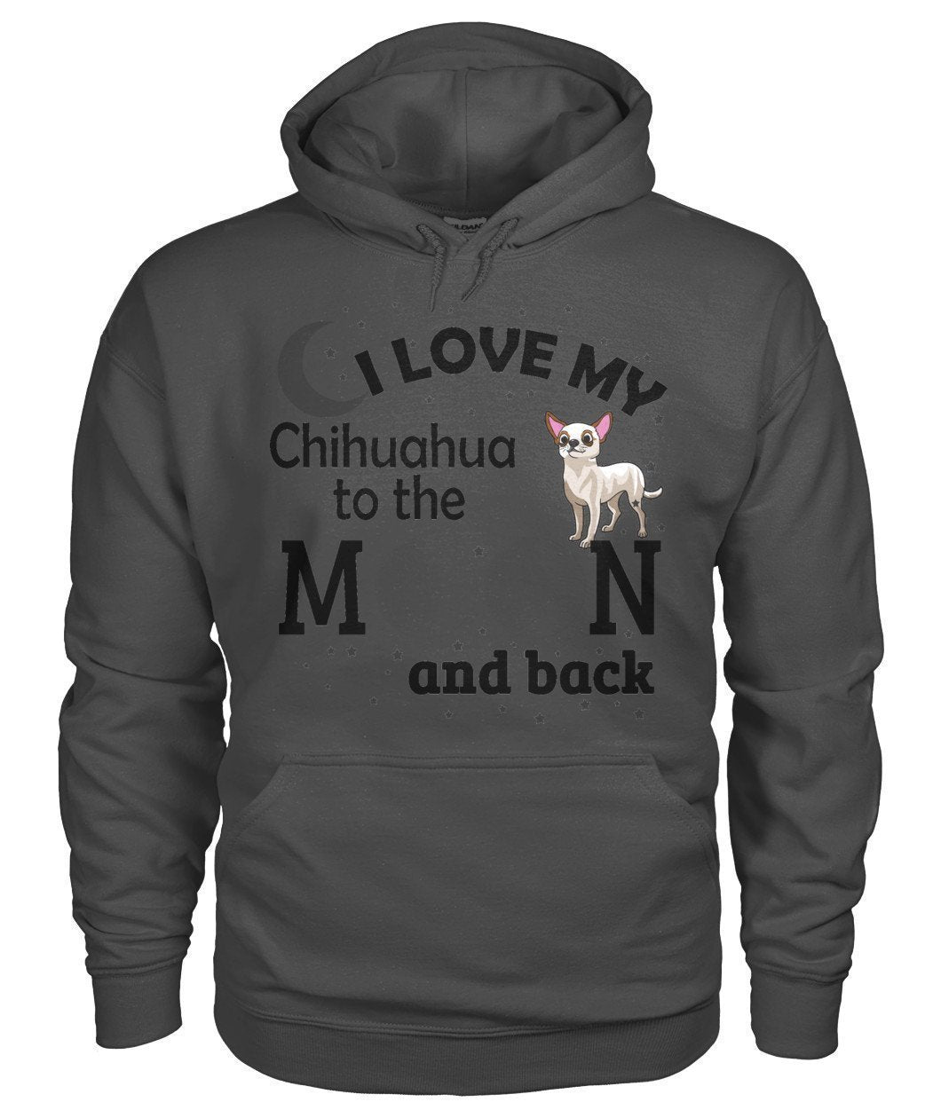 I Love My Chihuahua Gildan Hoodie-Hoodies-Elessi UK