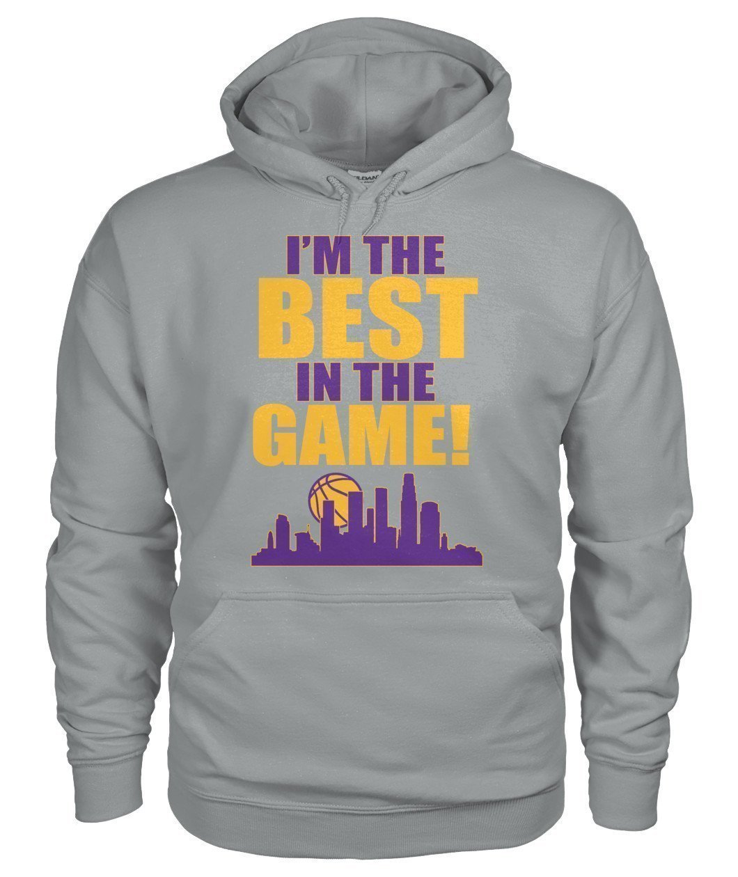 I'm The Best in the Game - Basketball Gildan Hoodie-Hoodies-Elessi UK