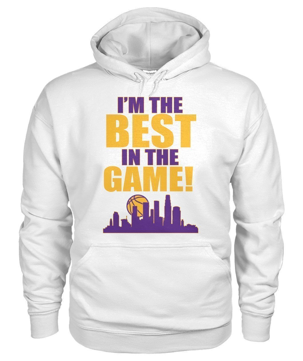 I'm The Best in the Game - Basketball Gildan Hoodie-Hoodies-Elessi UK