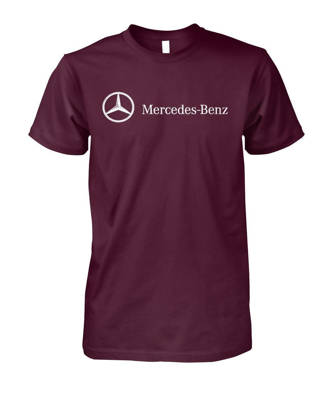 Mercedes Benz Unisex Cotton Tee-Short Sleeves-Elessi UK