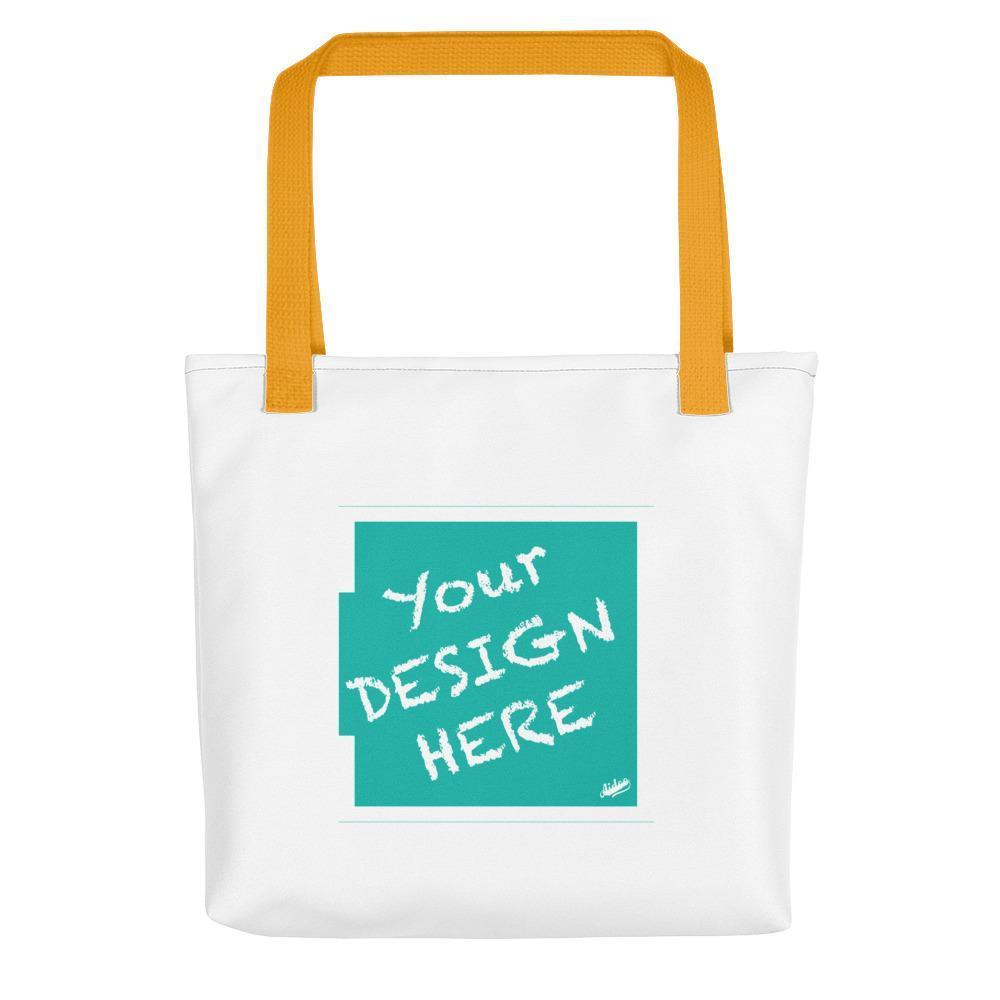 Aidoo Tote bag-Nike-Adidas-Supreme-Champion-Jordan-Louis Vuitton-shirt personalised-custom hoodie-personalised hoodie-Aidoo-Yellow-Aidoo : On-Demand Print
