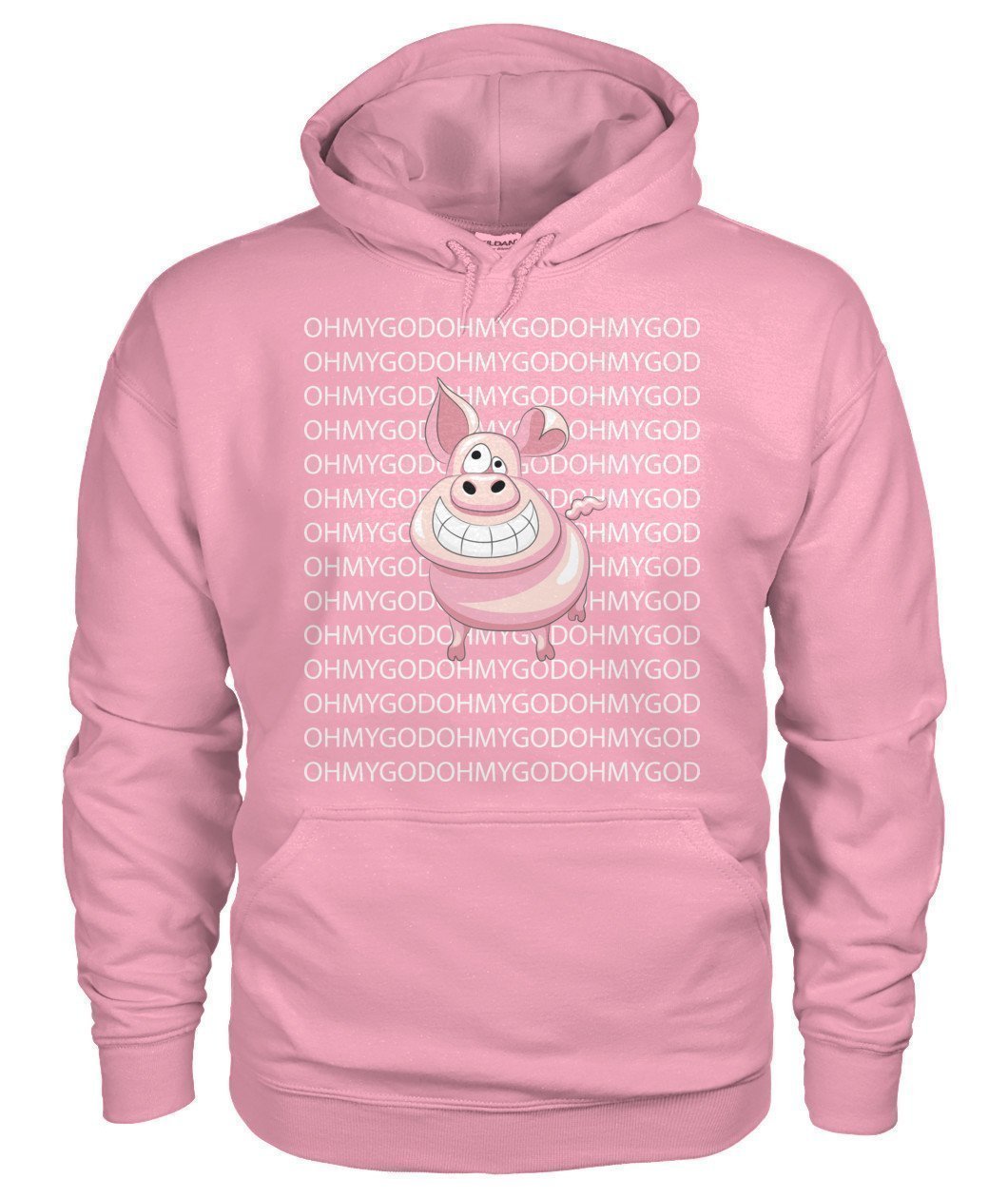 Oh My God Pig - Schwein Gildan Hoodie-Hoodies-Elessi UK