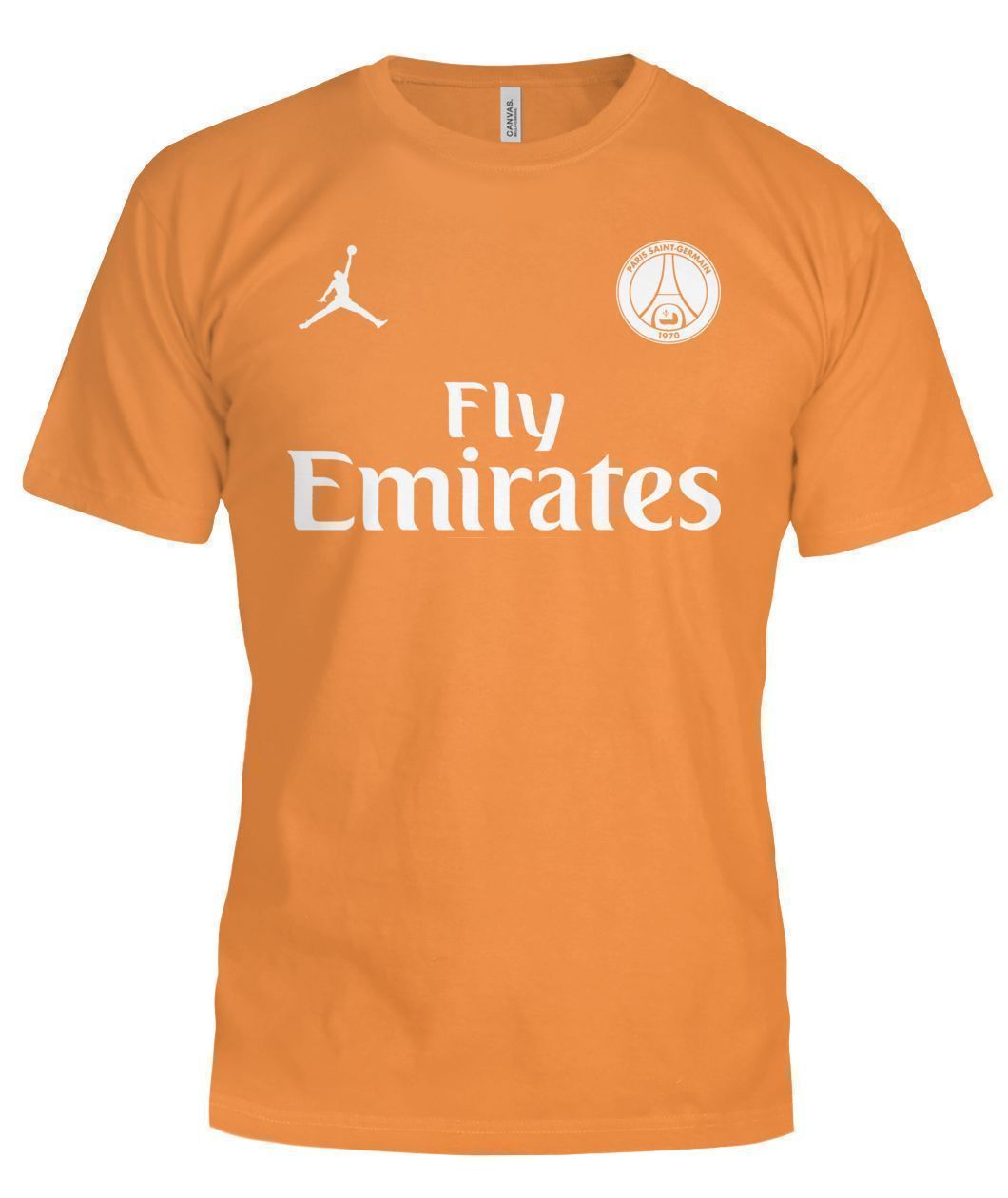 Paris Saint Germain PSG Jordan 2019 Bella Canvas Tee-T Shirt-Elessi UK