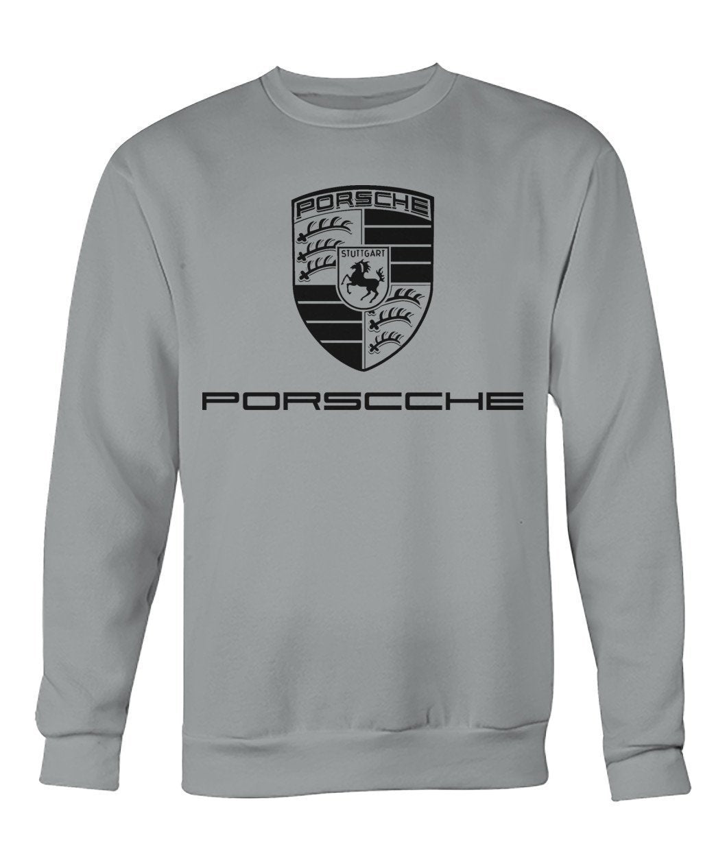 Porsche Desgin Crew Neck Sweatshirt-Long Sleeves-Elessi UK