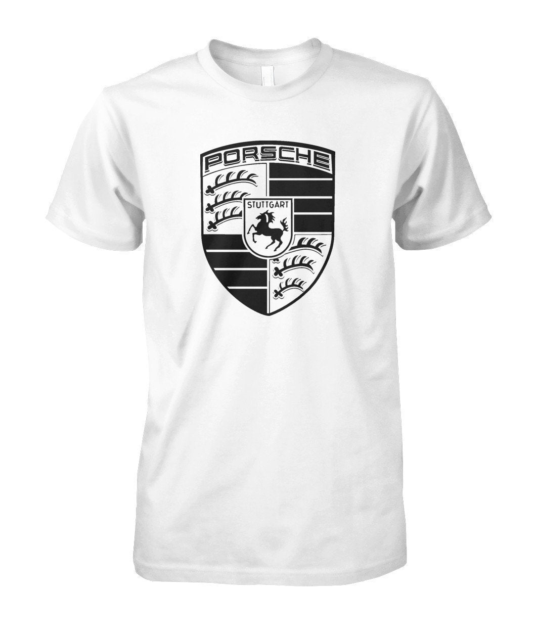 Porsche Unisex Cotton Tee-Short Sleeves-Elessi UK