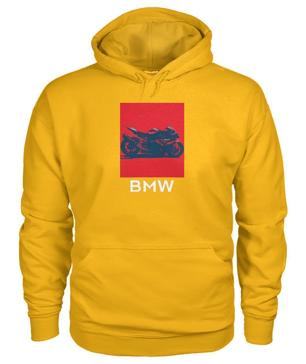 Pull BMW MOTOR S1000RR Right Side Gildan Hoodie-Sweatshirts-Elessi UK