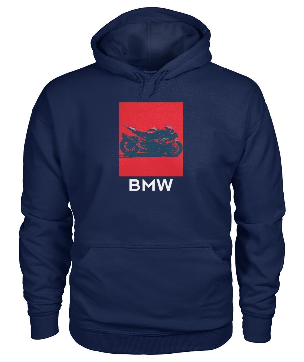 Pull BMW MOTOR S1000RR Right Side Gildan Hoodie-Sweatshirts-Elessi UK