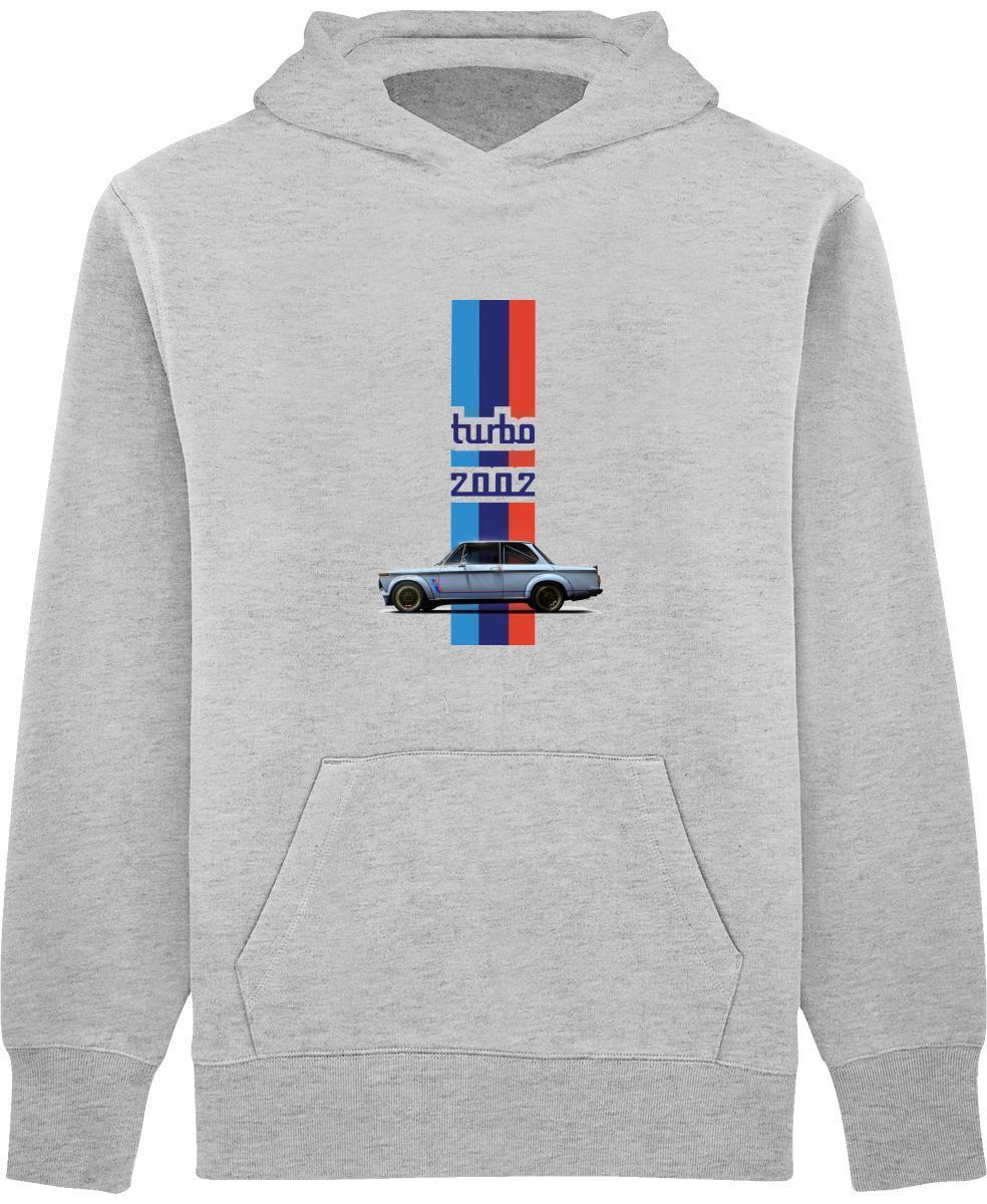 Pull BMW Turbo Hoodie Relaxed-Sweatshirts-Elessi UK