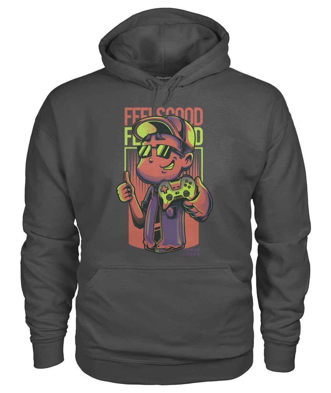 Pull Gamer Geek PS Gildan Hoodie-Sweatshirts-Elessi UK
