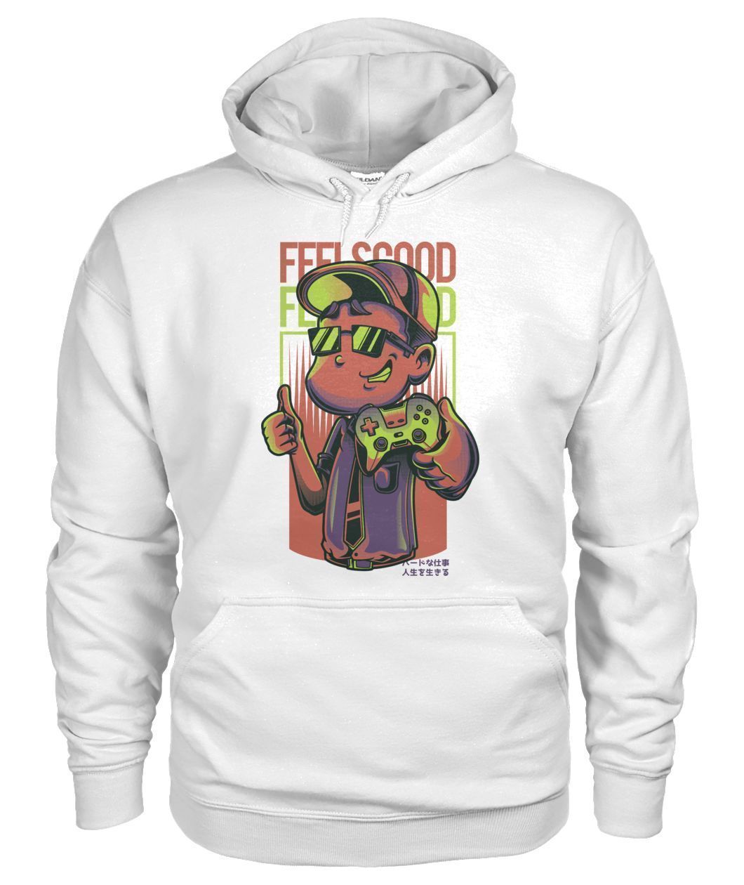 Pull Gamer Geek PS Gildan Hoodie-Sweatshirts-Elessi UK